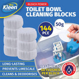 Darrahopens Home & Garden > Laundry & Cleaning Xtra Kleen 144PCE Toilet Cistern Bleach Blocks Deodarising Long Lasting 50g