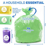 Darrahopens Home & Garden > Laundry & Cleaning Xtra Kleen 1728PCE Kitchen Tidy Bin Liners Large Scented Tear Leak Proof 35L