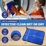 Darrahopens Home & Garden > Laundry & Cleaning Xtra Kleen 24PCE Dual Sided Microfibre Cloth Non-Scratch Lint Free 30 x 40cm