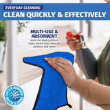 Darrahopens Home & Garden > Laundry & Cleaning Xtra Kleen 24PCE Dual Sided Microfibre Cloth Non-Scratch Lint Free 30 x 40cm