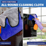 Darrahopens Home & Garden > Laundry & Cleaning Xtra Kleen 24PCE Dual Sided Microfibre Cloth Non-Scratch Lint Free 30 x 40cm