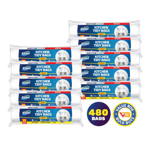 Darrahopens Home & Garden > Laundry & Cleaning Xtra Kleen 480PCE Kitchen Tidy Garbage Bag Liners 58 x 71cm Heavy Duty 35L