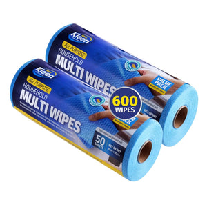 Darrahopens Home & Garden > Laundry & Cleaning Xtra Kleen 600PCE Household Multi-Wipe/Cloth Rolls Absorbent Non-Abrasive 30cm