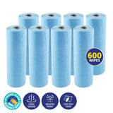 Darrahopens Home & Garden > Laundry & Cleaning Xtra Kleen 600PCE Household Multi-Wipe/Cloth Rolls Absorbent Non-Abrasive 30cm