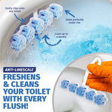 Darrahopens Home & Garden > Laundry & Cleaning Xtra Kleen 72PCE 45g Toilet Rim Clip-On Deodoriser Foaming Action Ocean Fresh