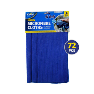 Darrahopens Home & Garden > Laundry & Cleaning Xtra Kleen 72PCE Microfibre Cloths Built-In Mesh Scrubber Absorbent 30cm