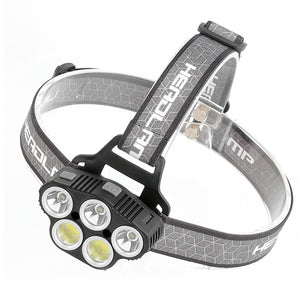 Darrahopens Home & Garden > Lighting 6 Modes LED Head Torch Induction Headlight Camping COB Infrared Strong Lights