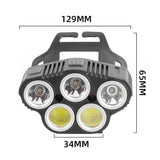 Darrahopens Home & Garden > Lighting 6 Modes LED Head Torch Induction Headlight Camping COB Infrared Strong Lights