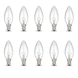 Darrahopens Home & Garden > Lighting Bulk 10x E14 40W 220V Light Bulbs - C35 Candle Globe For Himalayan Salt Lamp