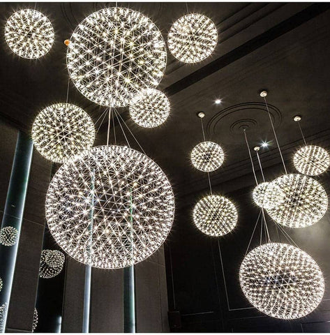 Darrahopens Home & Garden > Lighting Fireworks Round Ceiling Light 30cm Day Light