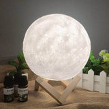 Darrahopens Home & Garden > Lighting Gominimo Multi-Colored Moon Lamp 18cm GO-WDL-104-YPI