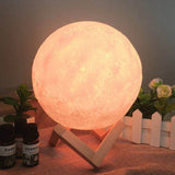 Darrahopens Home & Garden > Lighting Gominimo Multi-Colored Moon Lamp 18cm GO-WDL-104-YPI