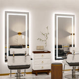 Darrahopens Home & Garden > Lighting Interior Ave - LED Rectangle Frameless Salon / Bathroom Wall Mirror - 120 x 80cm