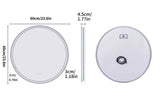 Darrahopens Home & Garden > Lighting Interior Ave - LED Round Frameless Salon /  Bathroom Wall Mirror - 60cm