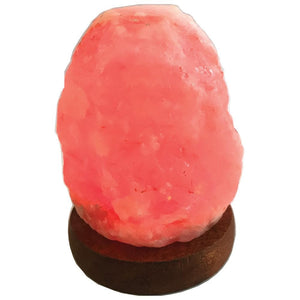 Darrahopens Home & Garden > Lighting Red USB Himalayan Pink Salt Lamp - Colour Light Bulb - Mini Natural Rock Crystal