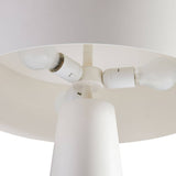 Darrahopens Home & Garden > Lighting Tristan Sculptured White Floor Lamp