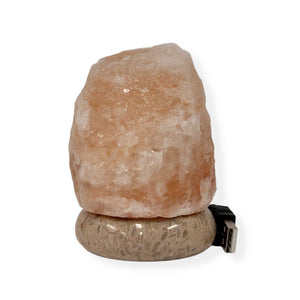 Darrahopens Home & Garden > Lighting USB Himalayan Salt Lamp - Mini Natural Rock Shape Pink Crystal Rock Marble Light