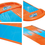 darrahopens Home & Garden > Pool & Accessories Bestway Inflatable Water Slip Slide Double Kids Splash Toy Outdoor Play 4.88M