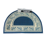 Darrahopens Home & Garden > Rugs Newton Half Moon Floor Mat 50 x 80cm Blue