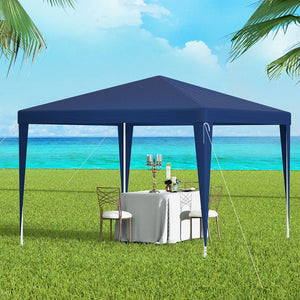 Darrahopens Home & Garden > Shading Instahut Gazebo 3x3m Wedding Party Marquee Tent Outdoor Event Camping Canopy Shade