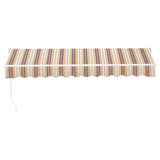 Darrahopens Home & Garden > Shading Instahut Retractable Folding Arm Awning Manual Sunshade 3Mx2.5M Beige Brown