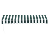 Darrahopens Home & Garden > Shading Instahut Retractable Folding Arm Awning Manual Sunshade 3Mx2.5M Green White