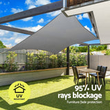 Darrahopens Home & Garden > Shading Instahut Shade Sail Cloth Shadecloth Square Sun Canopy 5x6m