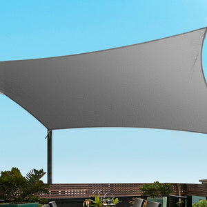 Darrahopens Home & Garden > Shading Instahut Shade Sail Cloth Shadecloth Square Sun Canopy 5x6m
