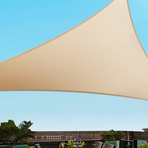 Darrahopens Home & Garden > Shading Instahut Shade Sail Cloth Shadecloth Triangle Sun Canopy 6.1x6.1x6.1M