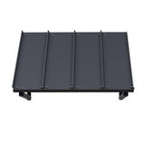 Darrahopens Home & Garden > Shading Instahut Window Door Awning Canopy 1mx1.2m Black Metal Frame