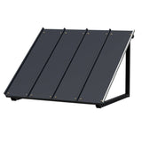 Darrahopens Home & Garden > Shading Instahut Window Door Awning Canopy 1mx1.2m Black Metal Frame