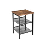 Darrahopens Home & Garden Side Table, 2 Mesh Shelves