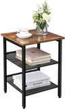 Darrahopens Home & Garden Side Table, 2 Mesh Shelves