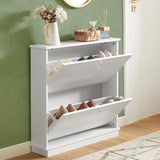 Darrahopens Home & Garden > Storage 2 Drawer Shoe Cabinet Storage Unit