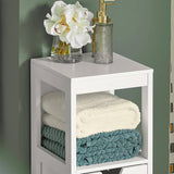 Darrahopens Home & Garden > Storage Freestanding Cabinet 2 Drawers Shelf Cupboard