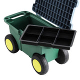 Darrahopens Home & Garden > Storage Gardeon Garen Tool Storage Cart 3-In-1 Green