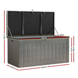 Darrahopens Home & Garden > Storage Gardeon Outdoor Storage Box 830L Container Indoor Garden Bench Tool Sheds Chest