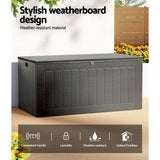 Darrahopens Home & Garden > Storage Gardeon Outdoor Storage Box 830L Container Indoor Garden Bench Tool Sheds Chest