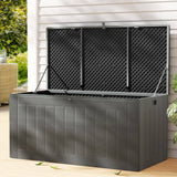 Darrahopens Home & Garden > Storage Gardeon Outdoor Storage Box 830L Container Indoor Garden Bench Tool Sheds Chest