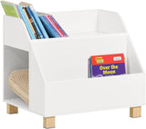 Darrahopens Home & Garden > Storage Kids Storage Bookcase 3 Compartments, White