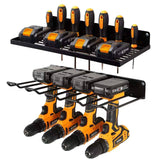 Darrahopens Home & Garden > Storage Power Tool Organizer Drill Holder Wall Mount Garage Storage Shelves Rack Wall Storage Organizer Set