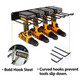 Darrahopens Home & Garden > Storage Power Tool Organizer Drill Holder Wall Mount Garage Storage Shelves Rack Wall Storage Organizer Set