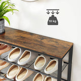 Darrahopens Home & Garden > Storage Shoe Rack Storage Organiser 4 Shelves