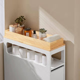 Darrahopens Home & Garden > Storage Storage Cart Narrow Cabinet Wheels Tray Drawers