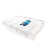 Darrahopens Home & Garden > Storage Under Bed 4 Compartment Storer with Wheels 19L Container Tub Storage Unit