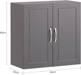 Darrahopens Home & Garden > Storage Wall Storage Cabinet Unit Double Doors