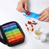 Darrahopens Home & Garden > Storage Weekly Pill Organizer 3 Times a Day Pill Box Daily Pill Case Vitamin, Medicine Case