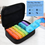 Darrahopens Home & Garden > Storage Weekly Pill Organizer 3 Times a Day Pill Box Daily Pill Case Vitamin, Medicine Case