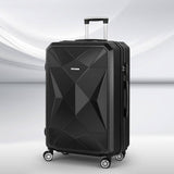 Darrahopens Home & Garden > Travel Wanderlite 28" Luggage Trolley Suitcase Carry On Travel Stoage Hardshell Black