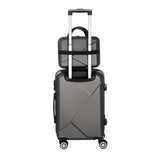 Darrahopens Home & Garden > Travel Wanderlite 2pc Luggage Trolley Suitcase 12" 28" Carry On Travel Stoage Hardshell